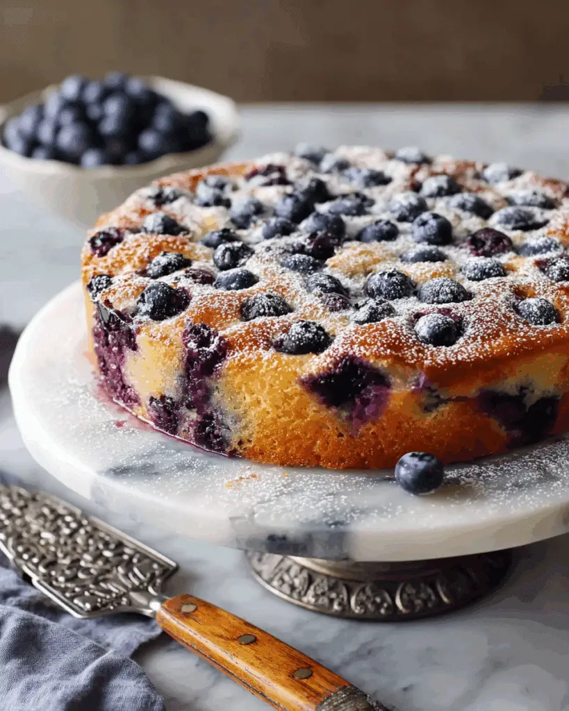 Blueberry Upside Down Cake Recipe