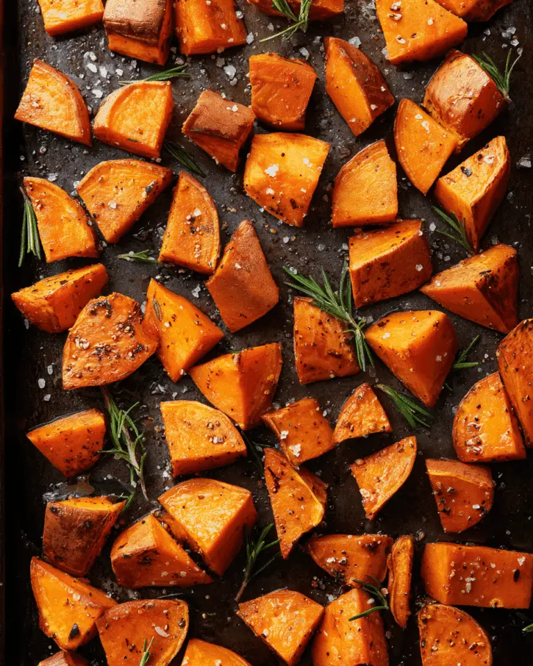 Crispy Roasted Sweet Potatoes Recipe