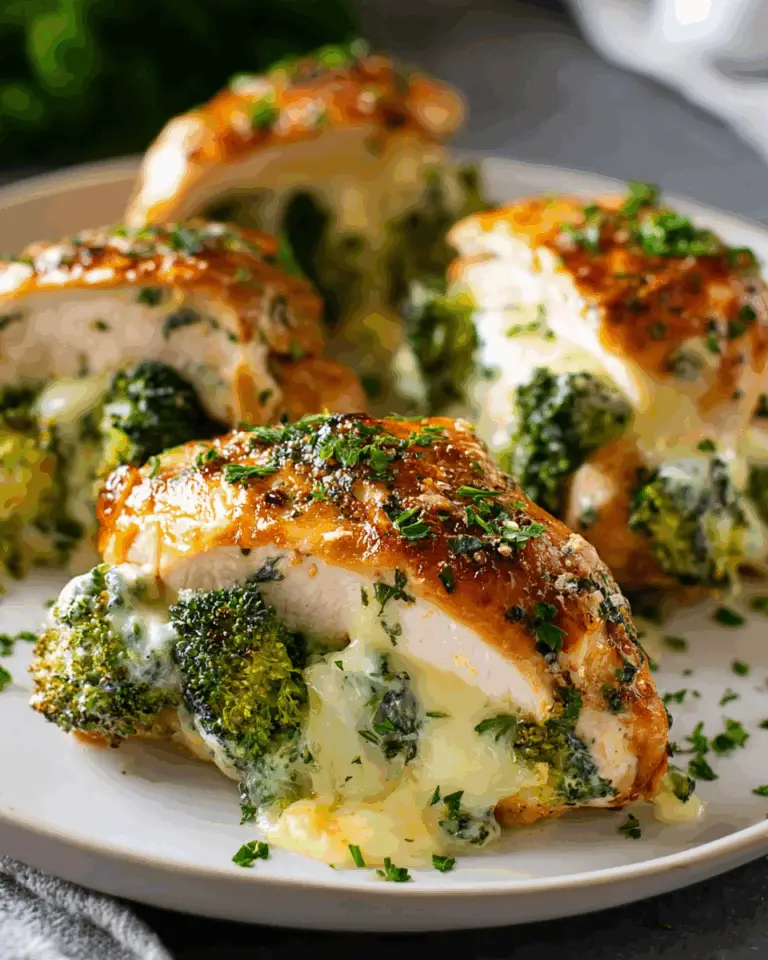 Broccoli Cheese Stuffed Chicken Recipe