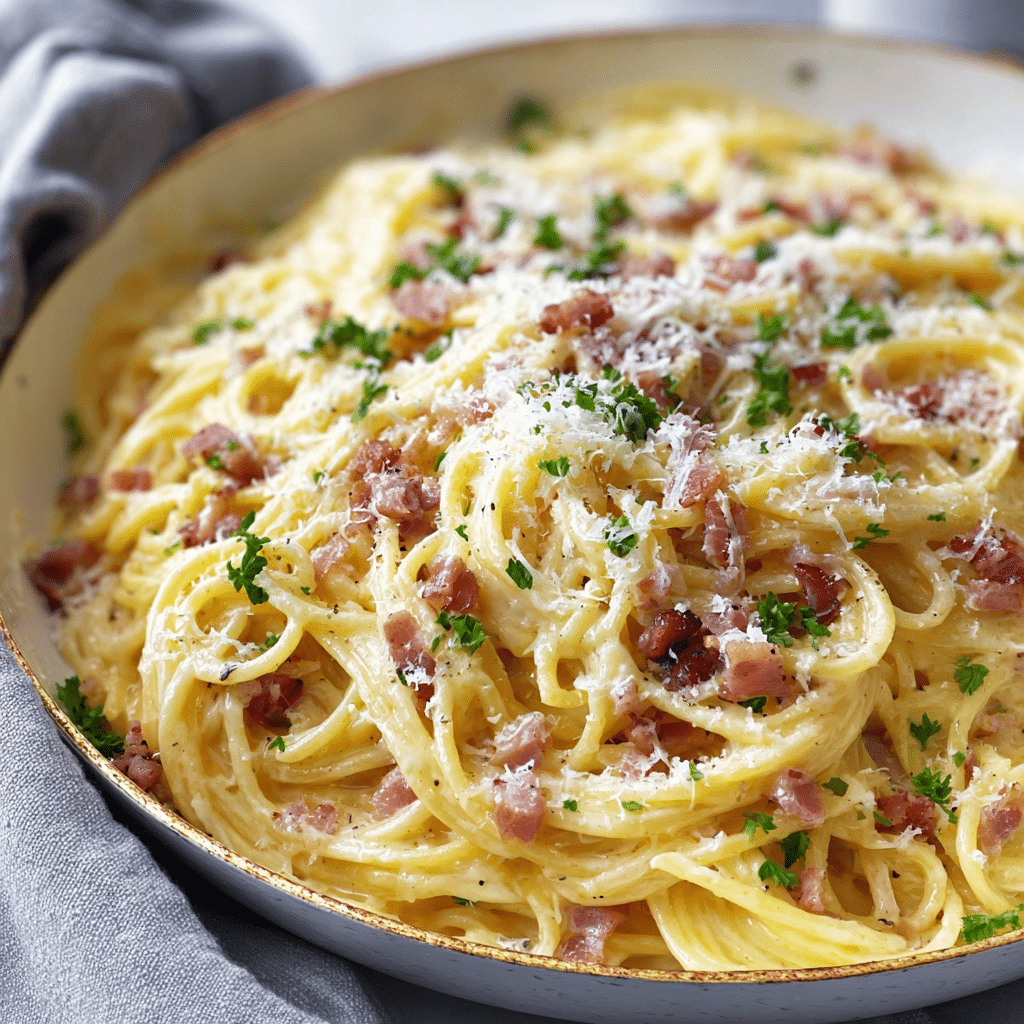 Spaghetti Squash Carbonara Recipe - Recipe Image