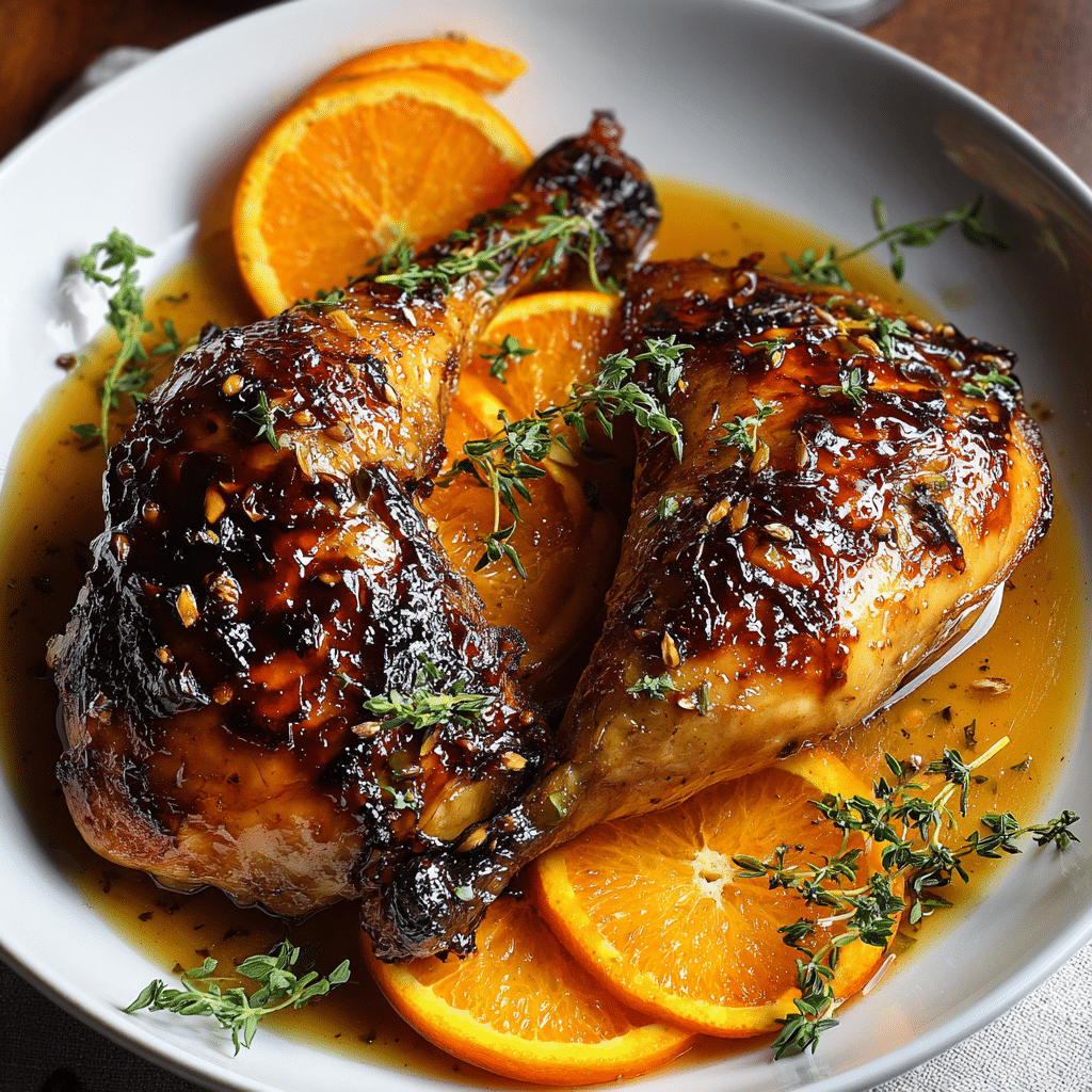 Roasted Orange Chicken Recipe - Recipe Image