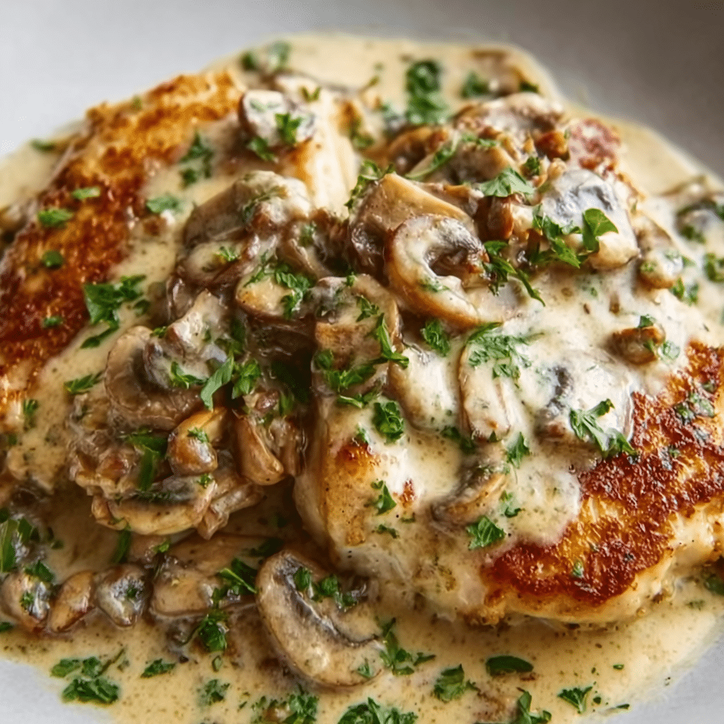 Creamy Garlic Chicken with Jack Cheese Recipe - Recipe Image