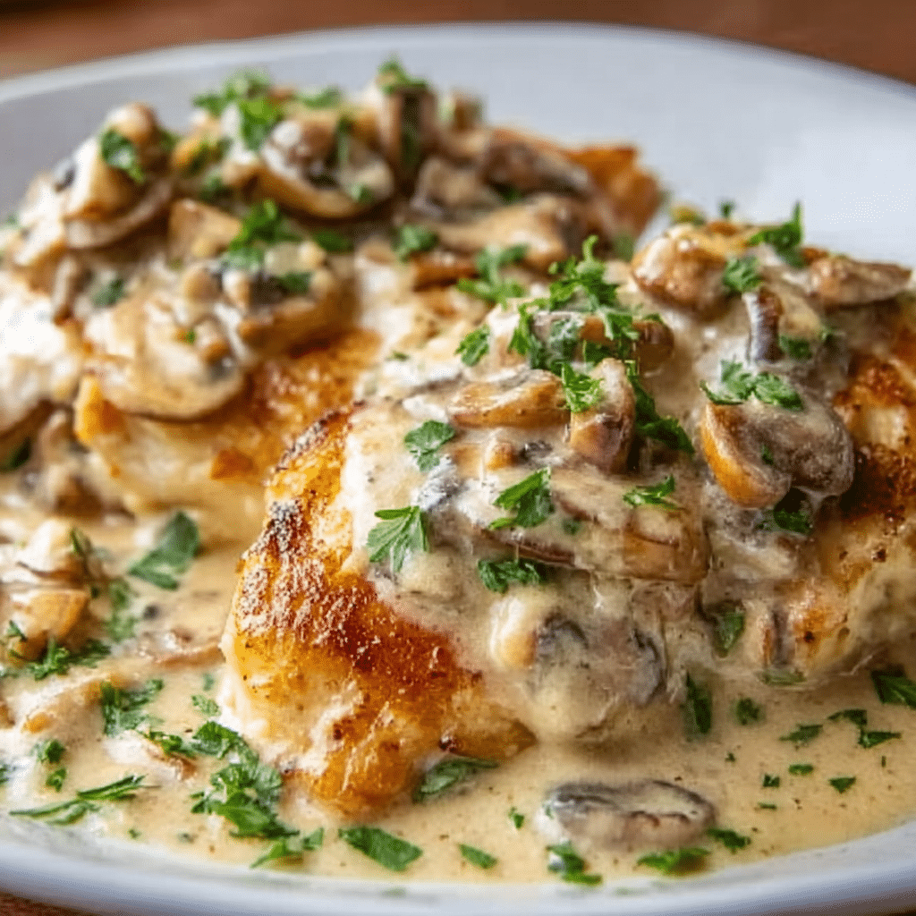 Creamy Garlic Chicken with Jack Cheese Recipe - Recipe Image