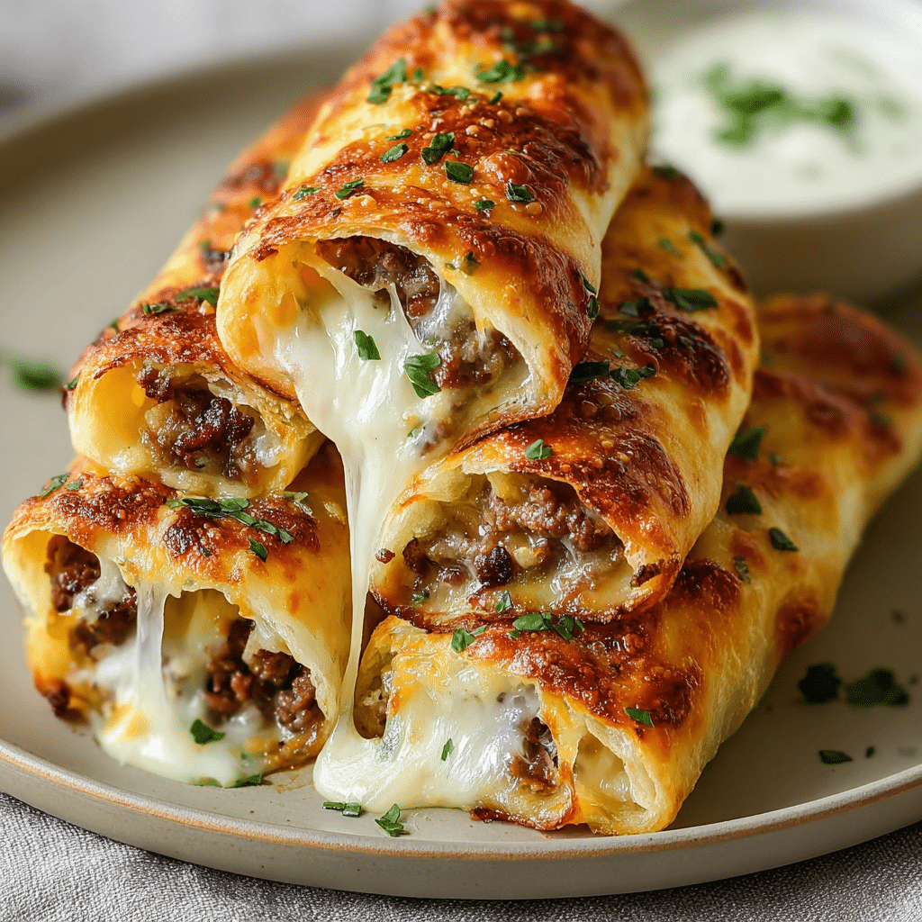 Keto Philly Cheesesteak Rolls Recipe - Recipe Image