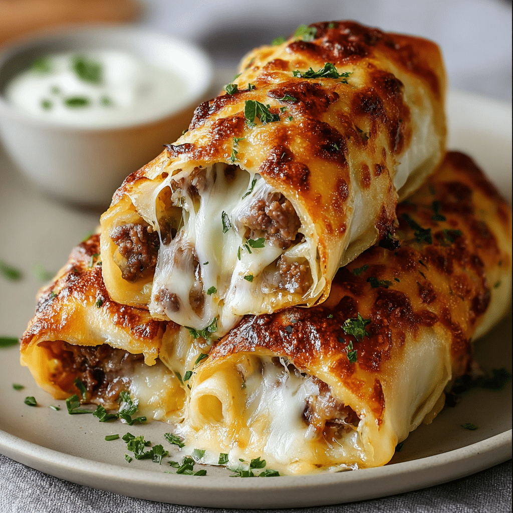 Keto Philly Cheesesteak Rolls Recipe - Recipe Image
