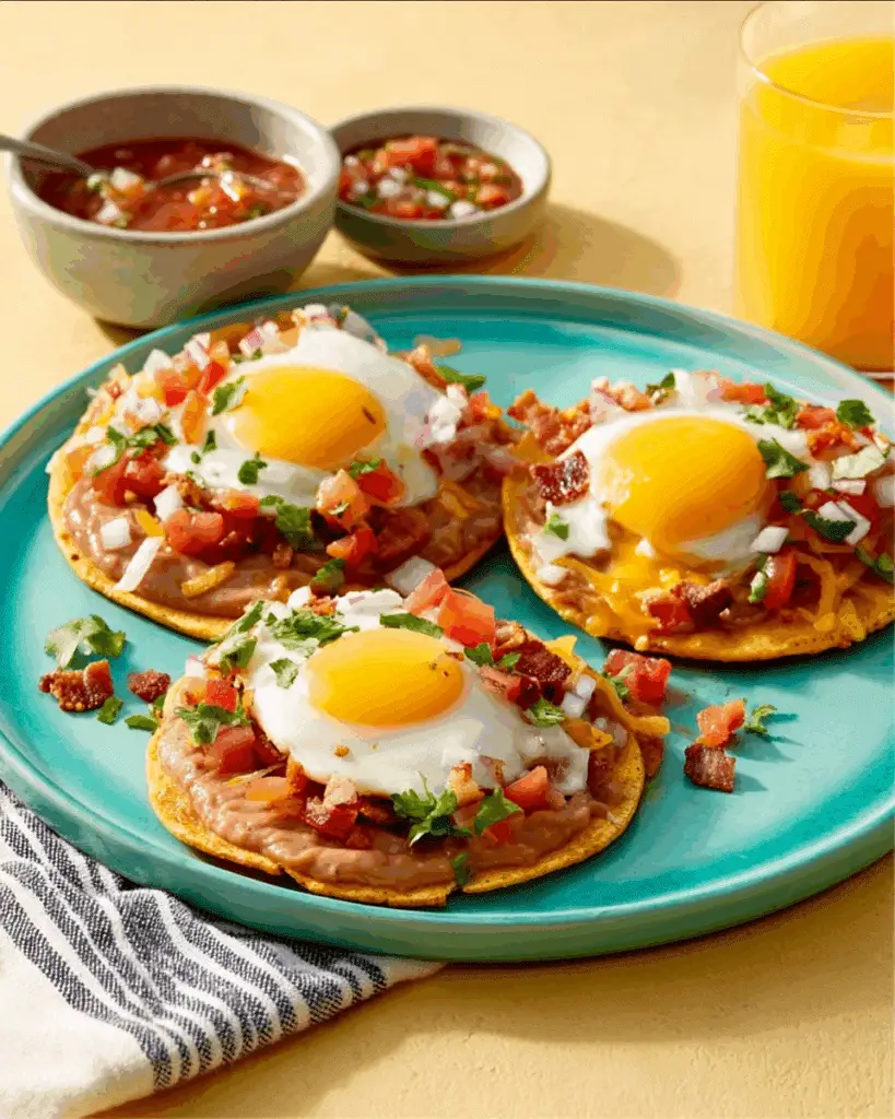 Place each crispy tortilla on a plate Recipe