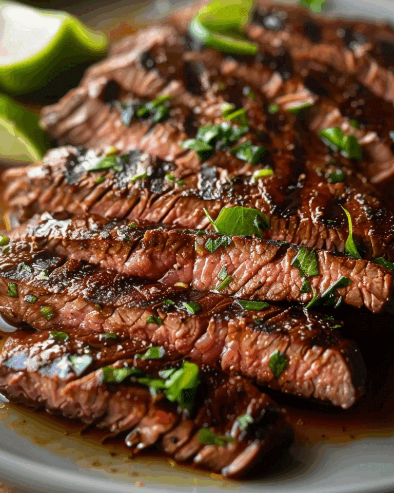 Zesty Marinated Flank Steak