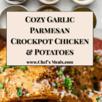 Garlic Parmesan Crockpot Chicken and Potatoes Recipe
