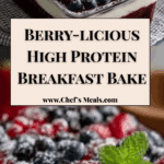 High Protein Triple Berry Bake Recipe