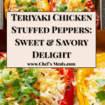 Teriyaki Chicken Stuffed Peppers Recipe