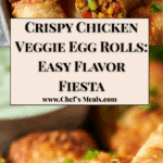 Crispy Chicken and Veggie Egg Rolls Recipe