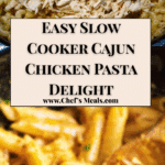 Slow Cooker Cajun Chicken Pasta Recipe