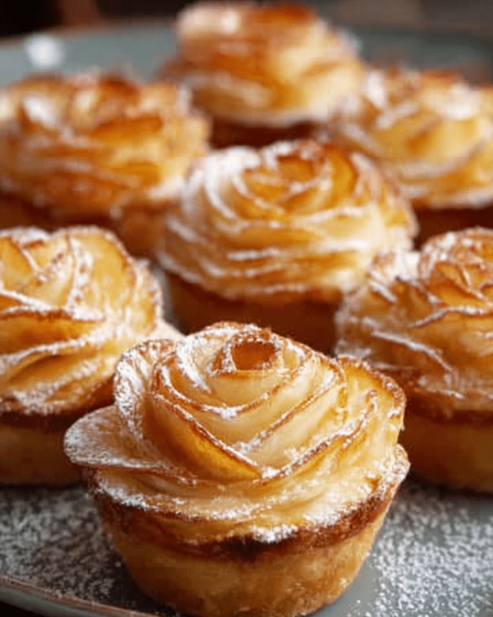 Peach Cinnamon Cruffins (Easy, Flaky & Sweet) Recipe