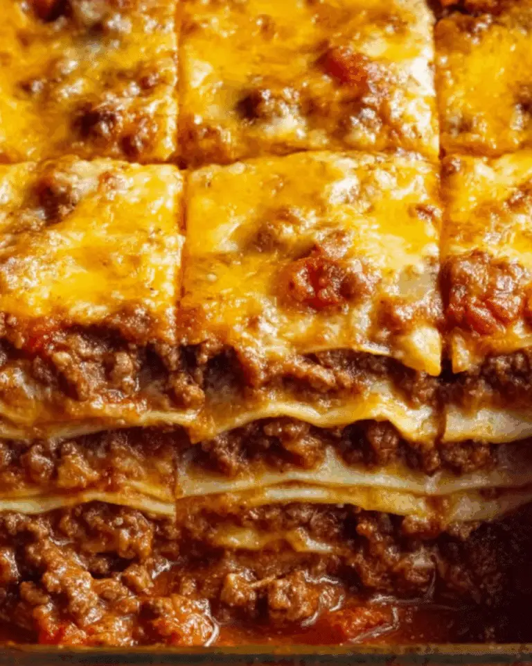 Southern Five Layer Beef Casserole Recipe