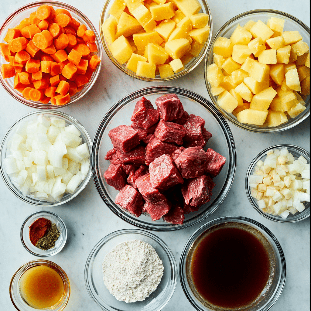 Classic Slow Cooker Beef Stew with Potatoes and Carrots Recipe - Recipe Image