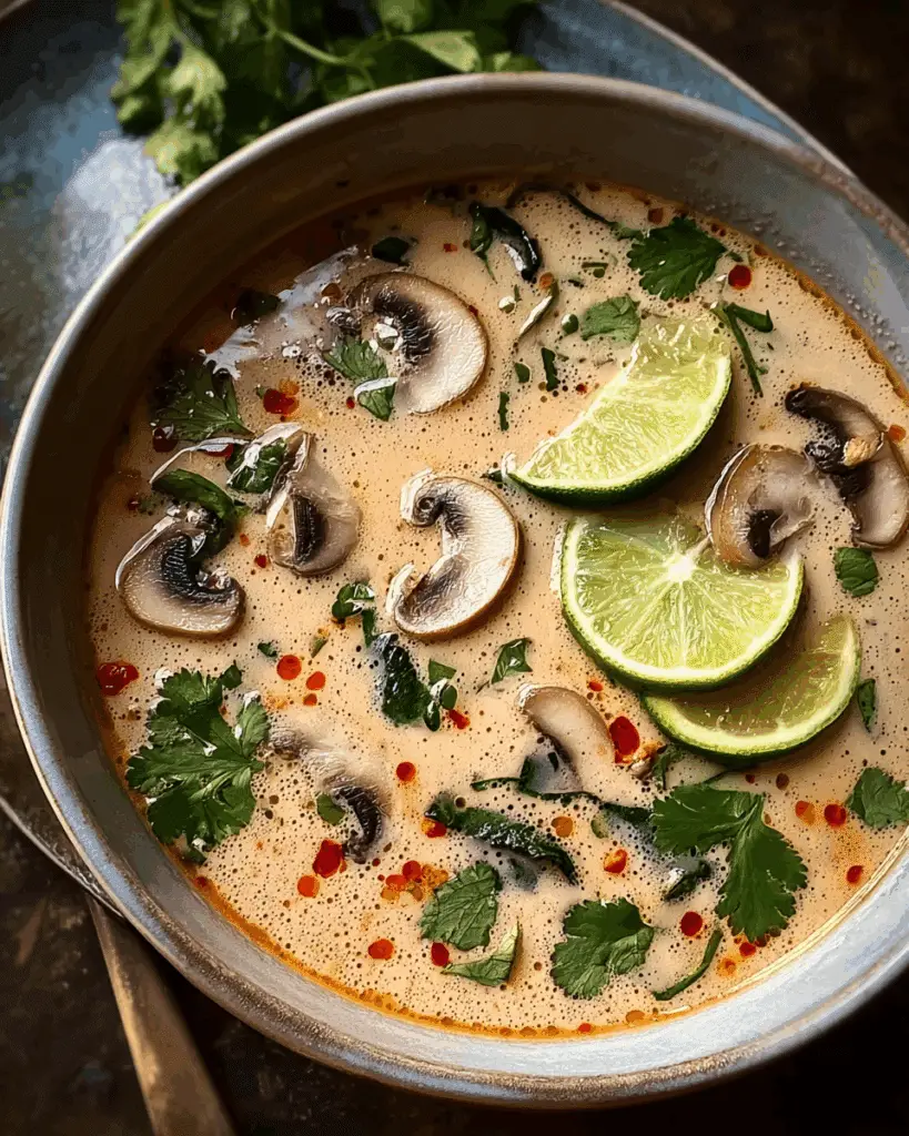 Authentic Thai Coconut Chicken Soup (Tom Kha Gai) Recipe