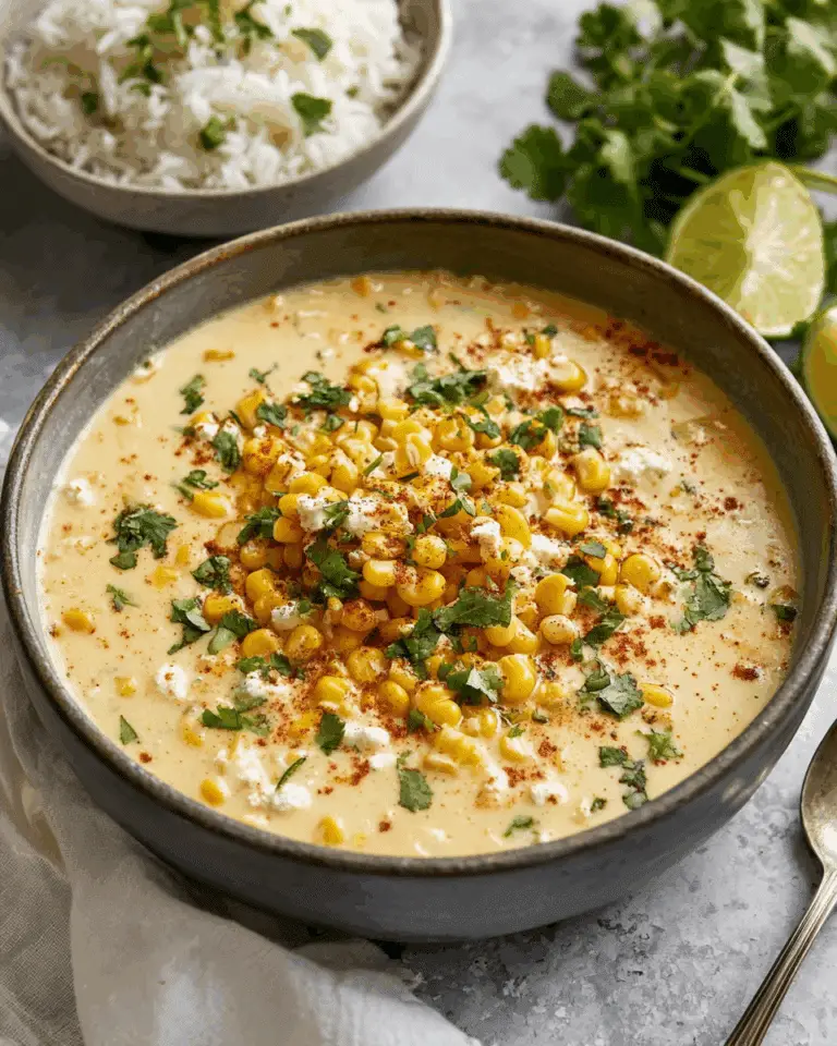 Creamy Chicken Tortilla Soup with Fire-Roasted Corn Recipe