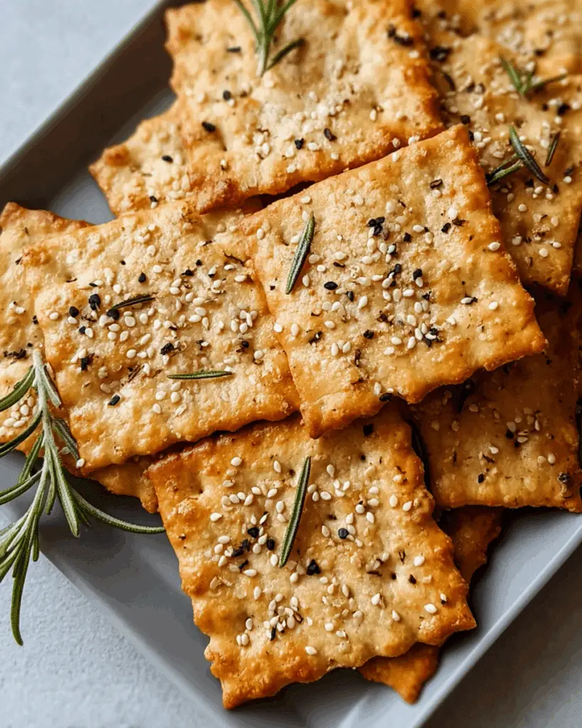 Savory Almond Flour Crackers Recipe