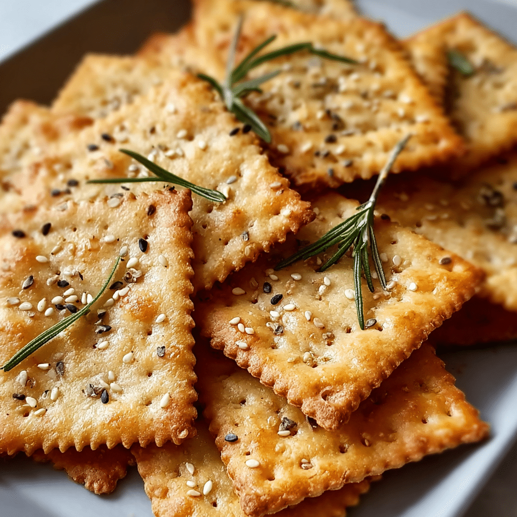 Savory Almond Flour Crackers Recipe - Recipe Image