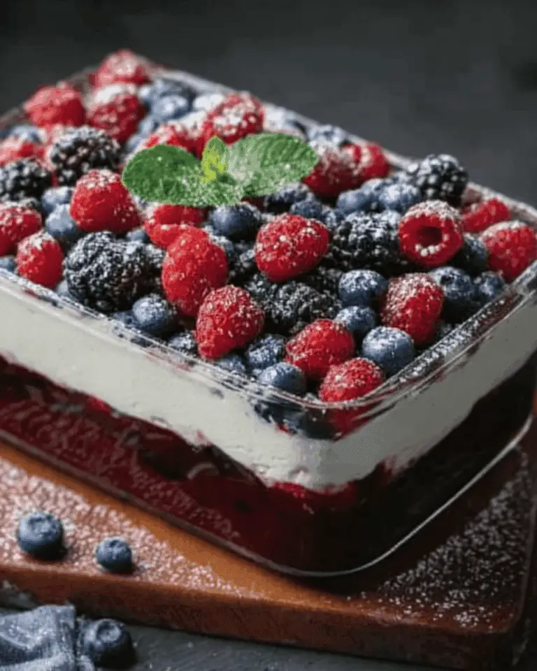 High Protein Triple Berry Bake Recipe