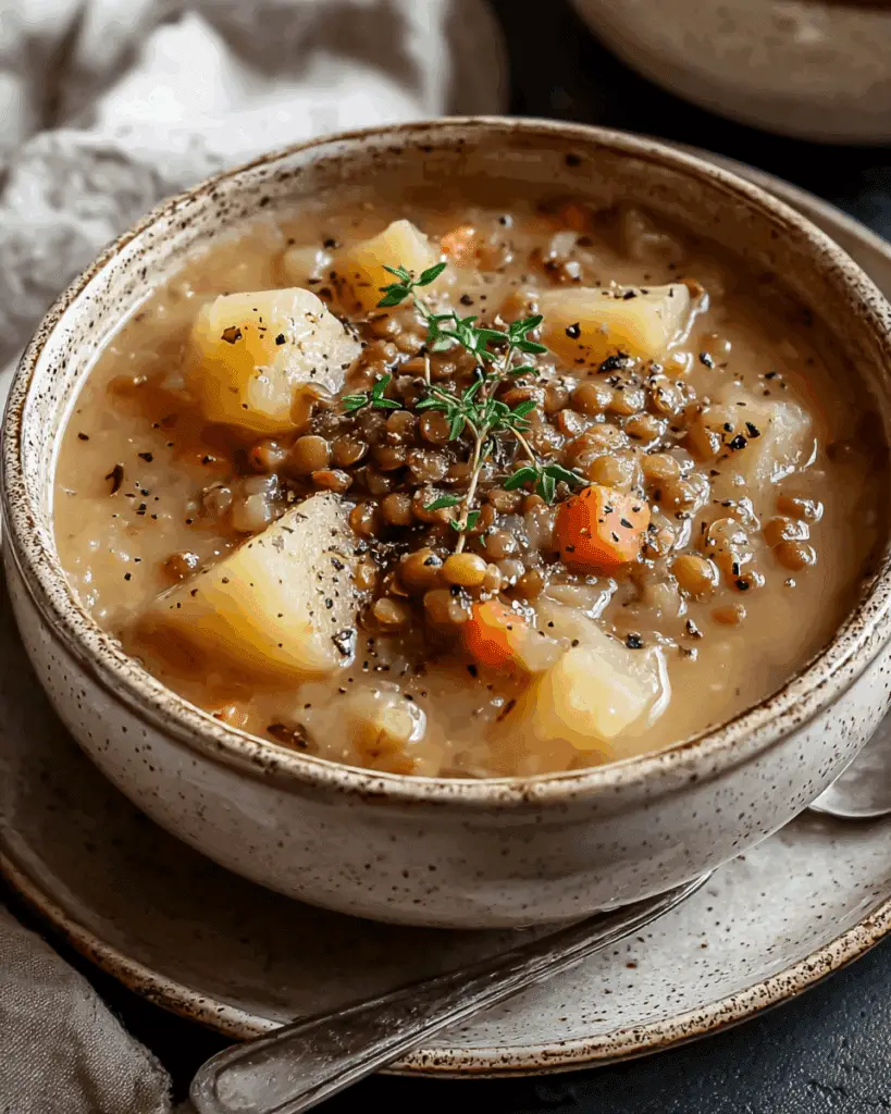 Hearty Lentil Vegetable Soup: A Comforting One-Pot Wonder Recipe