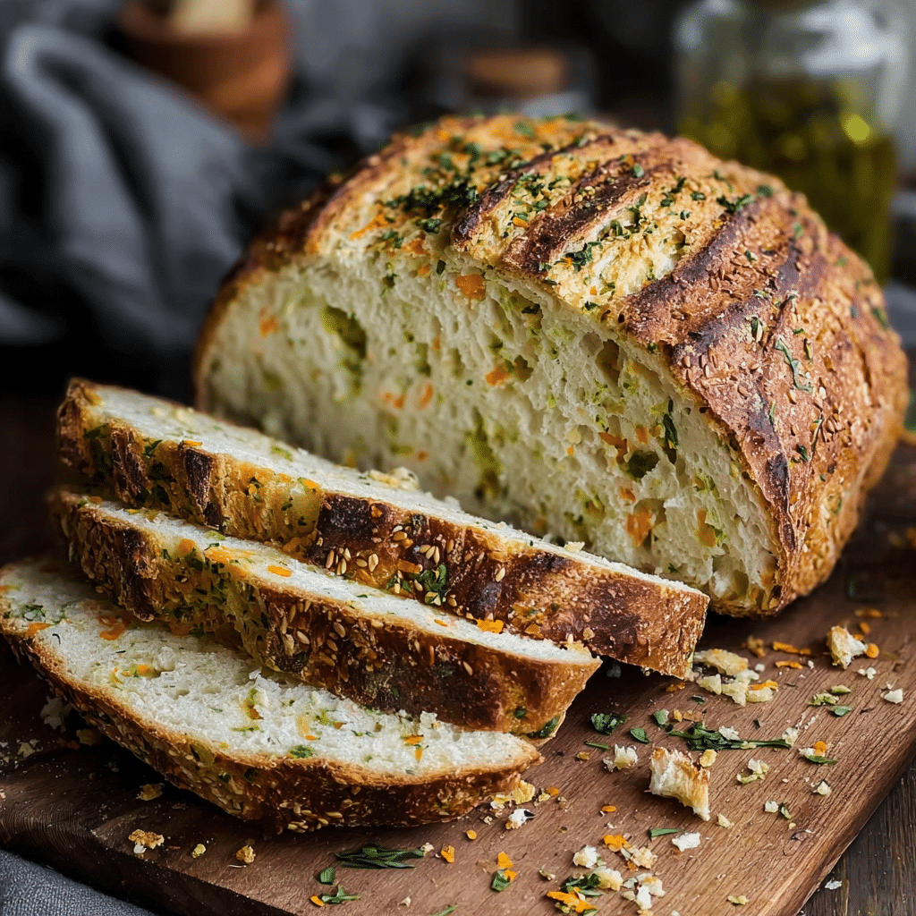 Cheddar Herb Irish Soda Bread Recipe - Recipe Image
