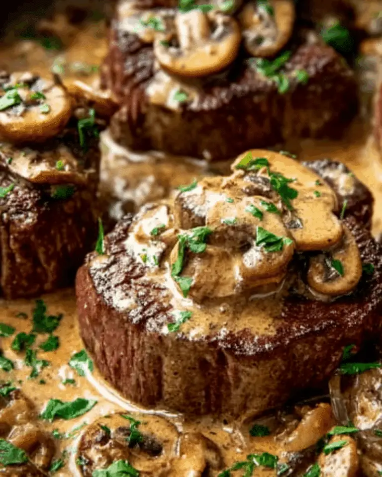 Return the steaks to the pan, coat with sauce, and let simmer briefly Recipe