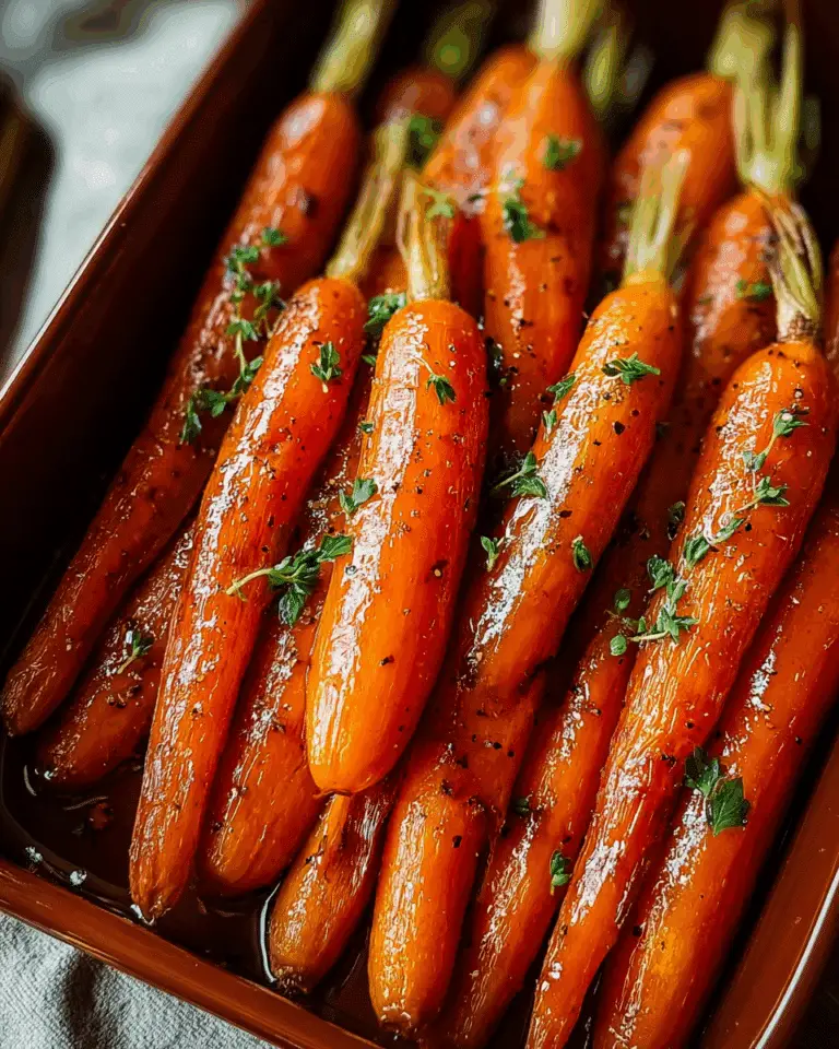 Maple Dijon Roasted Carrots Recipe