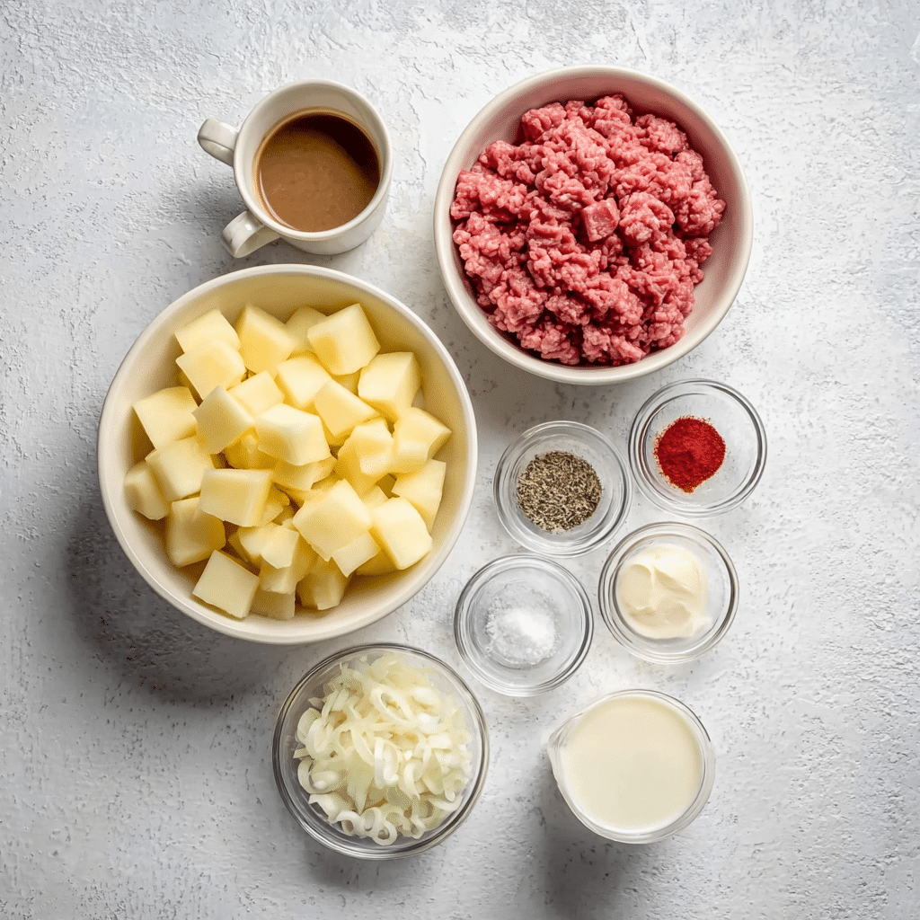 Ground Beef and Potatoes Recipe - Recipe Image